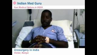 Mr. Victor, Kenya patient video testimonial India