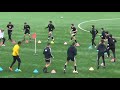 Man City Circle Warm Up