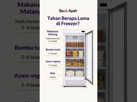 Bunda Suka Stok Masakan di Freezer? Ini Panduan Berapa Lama Makanan Tahan di Freezer #ibudanayah