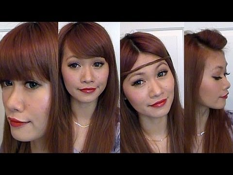 5 Ways To Style Blunt Bangs