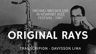 Original Rays - Michael Brecker Transcription (Davysson Lima)