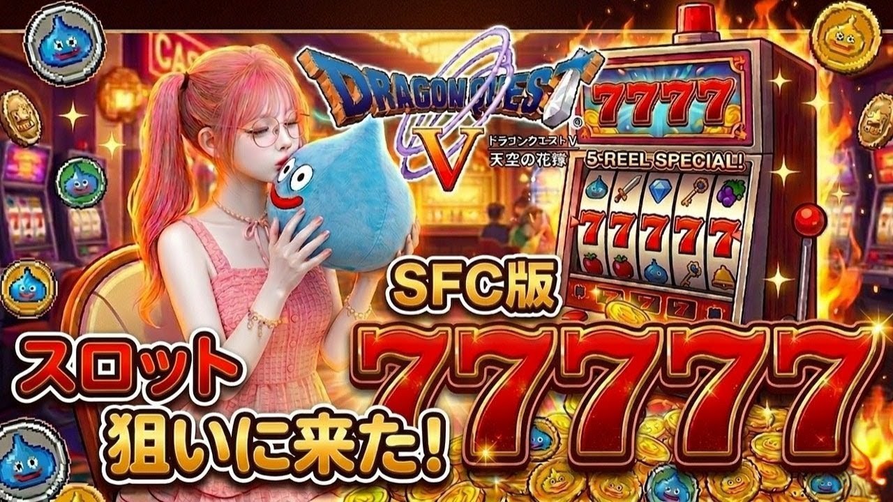 【SFC版 ドラクエ5】カジノ参戦！77777を狙う！