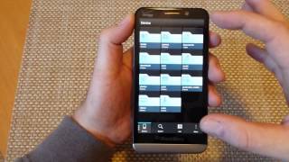 Blackberry Z30 Move files folders photos from INTERNAL MEMORY to external SD card storage Z10 Q10