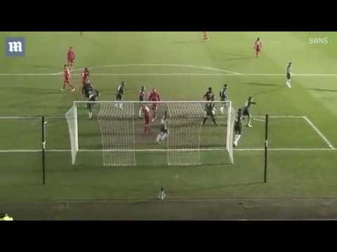 Leyton Orient pushes a ballboy