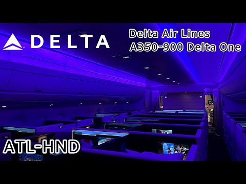 Delta Air Lines Airbus A350-900 Delta One Review | Atlanta (ATL) - Tokyo Haneda (HND)