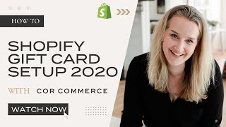 SHOPIFY GIFT CARD SETUP 2020 | For All Shopify Plans