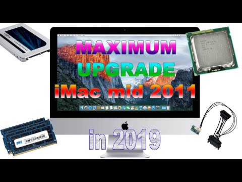 iMac mid 2011 27" Upgrading SSD 2Tb RAM OWC 32GB CPU i7 2600 3,4GHz