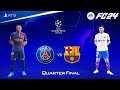FC 24 - PSG vs Barcelona | UEFA Champions League Quarter Final | PS5™ [4K60]