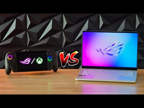 Gaming HANDHELD vs Gaming LAPTOP (2025) - Xbox Ally X vs Asus ROG Zephyrus G14