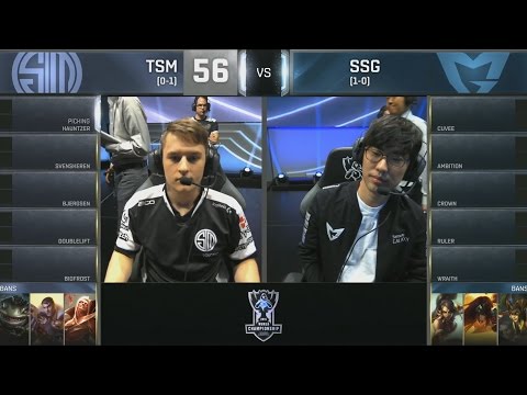 TSM vs SSG 熱狂解説 - W1 D2 G3 - S6世界大会2016 (S6 Worlds Championship 2016)