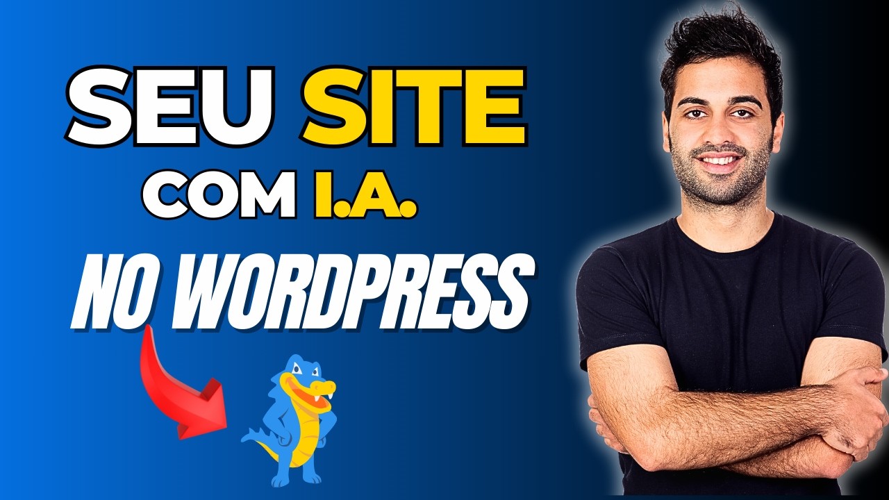 (HOSTGATOR) Como Criar um Site Profissional com IA em minutos no Wordpress | Passo a Passo