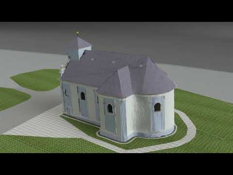 Kostela SV Petra z Alkantary v Karviné Modelo 3D