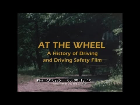 "AT THE WHEEL / A HISTORY OF DRIVING AND DRIVING SAFETY FILM" 1980 DRIVER'S EDUCATION FILM  RJ10275