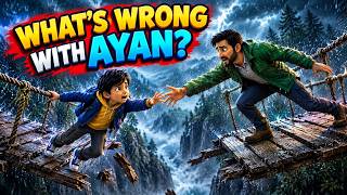 Ayan Was Too Scared to Cross the Bridge🌉 Then This Happened | Slow English story for kids