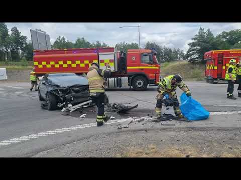 230701 Trafikolycka utanför Norrköping