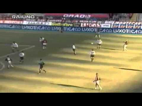 Serie A 1998-1999, day 19 Milan - Salernitana 3-2 (2 Bierhoff, Giampaolo, Del Grosso, Weah)