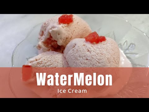 Watermelon Ice cream | No Milkmaid | No artificial color | Cook with Minnie