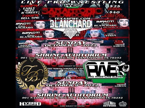 Tessa Blanchard vs Vert Vixen - Pro Wrestling Element - San Antonio, Texas   10/9/2022