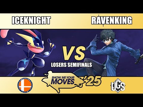 Show Me Your Moves 25 - Losers Semi-Finals - Iceknight(Greninja) Vs. Ravenking(Joker)