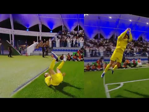Cristiano Ronaldo Siu Celebration goes Wrong after scoring Goal vs Al Fateh, Al Fateh vs Al Nassr