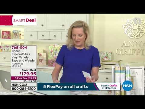 Cricut Explore Air 2 with Vinyl Variety, Tape and Weeder