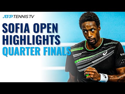 Monfils In Action; Sinner vs Duckworth & Millman vs Giron | Sofia Open 2021 Quarter Final Highlights