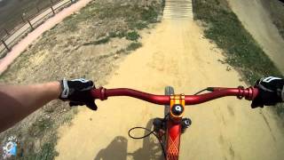 preview picture of video 'Valmont Bike Park- Cody on XL Dirt Jump June 2012.  GoPro Hero HD'
