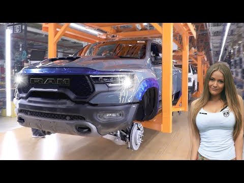 , title : 'RAM 1500 TRX Assembly🔥2023: Workers building Full-size PickUp Truck [Manufacturing process]'