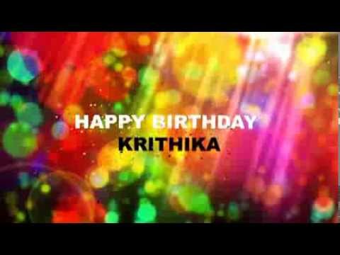Krithika Happy Birthday