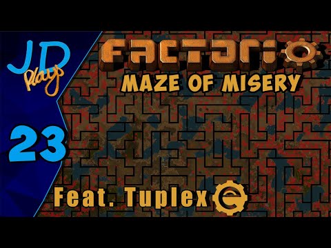 The Longest Belts ⚙️ Factorio Maze of Misery Ep23 ⚙️ with @TuplexGaming