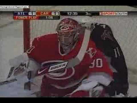 Cam Ward - 3 saves in a row