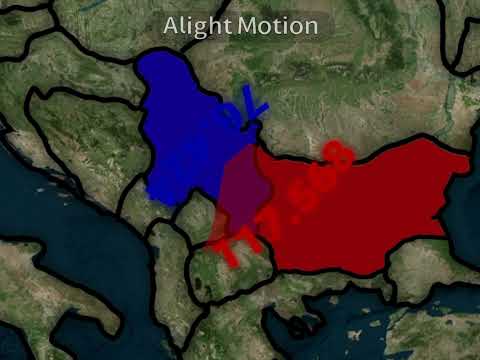 The Bulgarian-Serbian war