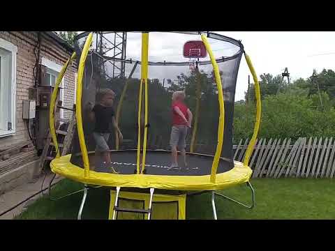 Отзыв на Батут KOENIGSMANN T-12 366 см с защитной сеткой