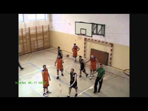 Liga Okręgowa Koszykówki 2010/2011  Bud-Art Częstochowa - OSIR Kłobuck  4 kwarta