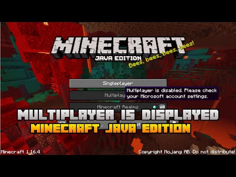 How to fix "Multiplayer is disabled" error in Minecraft Java Edition.