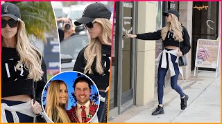 Christina Hall ditches wedding ring as she enjoys solo spa outing after divorce