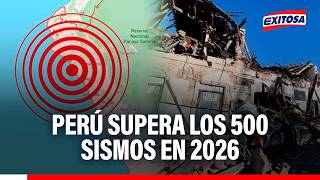 🔴🔵 Perú supera los 500 sismos en 2026: julio fue el mes con más movimientos