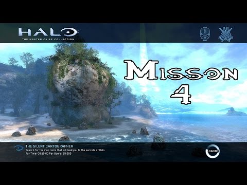 Halo Ce Anniversary - The Silent Cartographer - Mission 4 (1080p60fps) Xbox One MCC