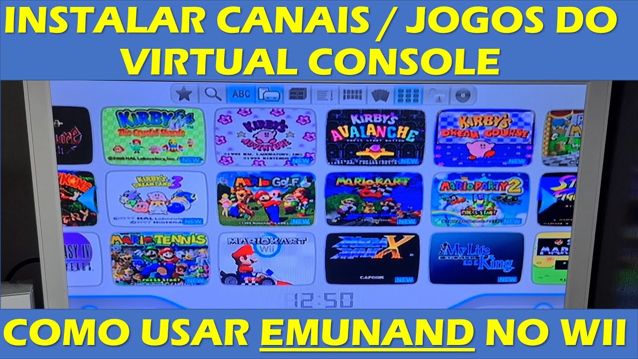 WII - COMO CRIAR A EMUNAND E INSTALAR WADS / CANAIS / JOGOS DO VIRTUAL CONSOLE - TUTORIAL COMPLETO