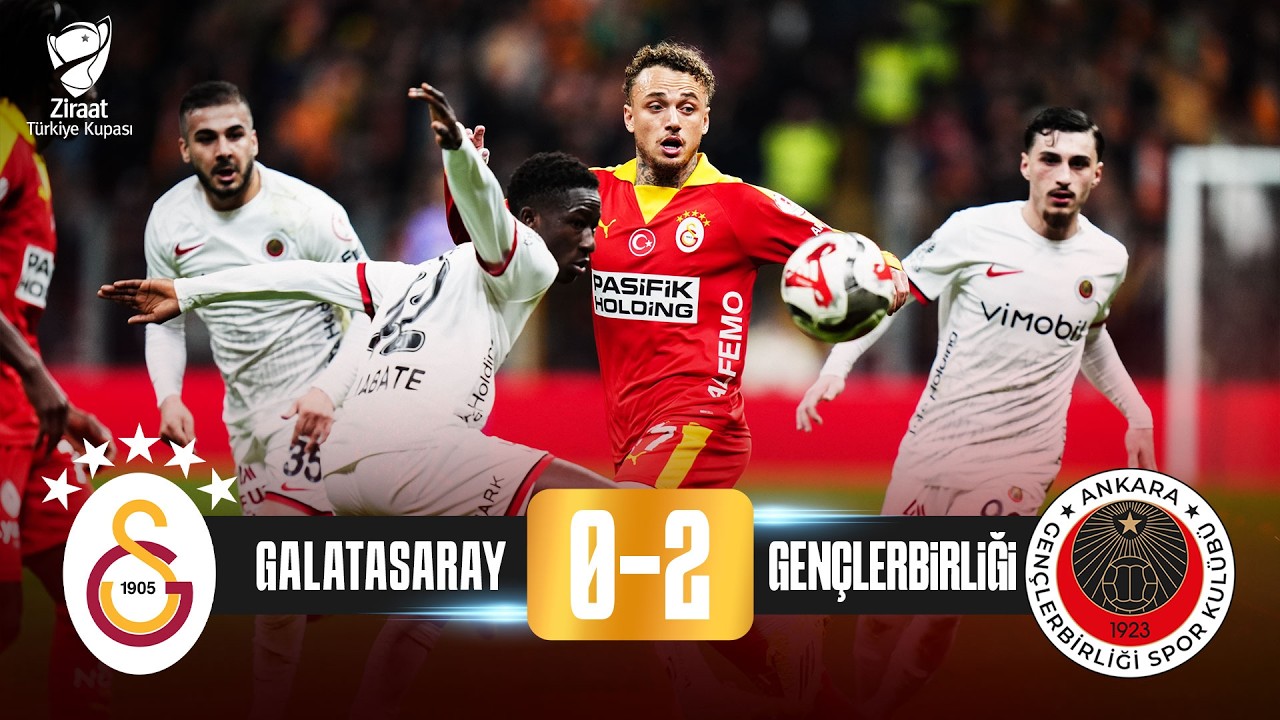 Maçın Tamamı | Galatasaray 0 - 2 Gençlerbirliği | Ziraat Türkiye Kupası Çeyrek Final