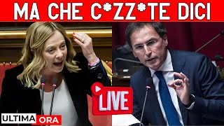 SCONTRO FURIOSO TRA GIORGIA MELONI E BOCCIA AL PREMIER TIME.