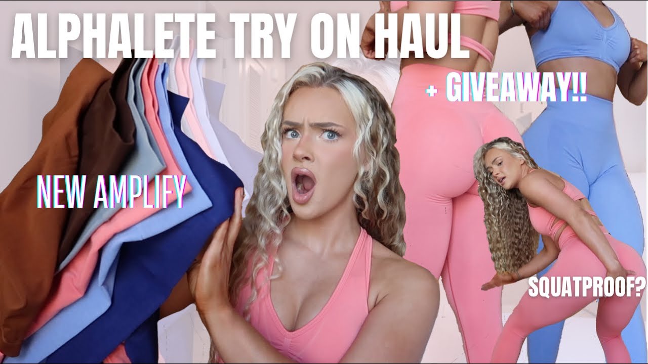 ALPHALETE OCTOBER LAUNCH | New amplify leggings & elements collection, in depth review try on haul