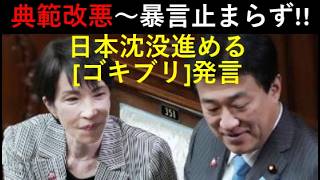 麻生・高市「ゴキブリ」発言で政権崩壊！日本沈没進める自民党、自民党をぶっ潰さないと、「日本崩壊」進むばかり！！
