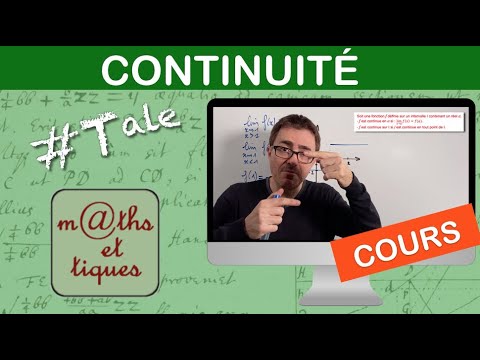 LE COURS : Continuité d'une fonction - Terminale