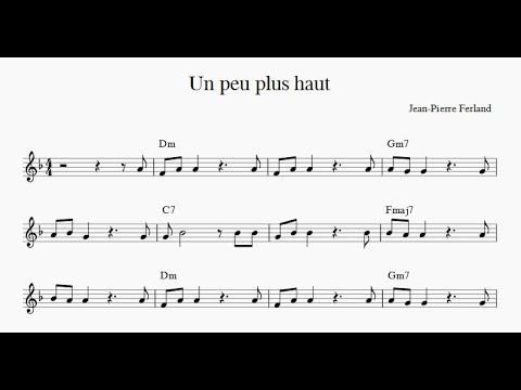 Un Peu Plus Haut - Jean-pierre Ferland