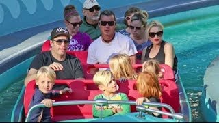 Gwen Stefani Shows Off Her Bump on a Disneyland Day Out | Splash News TV | Splash News TV