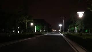 preview picture of video 'Cycling in Nanjing University Xianlin Campus at Night'