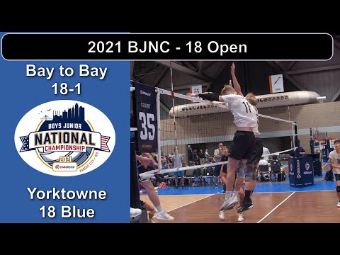 2021 BJNC 18 Open - Bay to Bay 18-1 vs Yorktowne 18 Blue