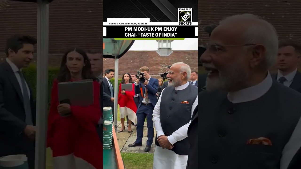 PM Modi-UK PM Keir Starmer enjoy ‘Chai’- “Taste of India”