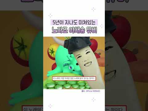 5년이 지나도 미쳐있는 노라조 야채송 뮤비